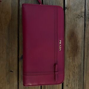 Pink Prada Wallet